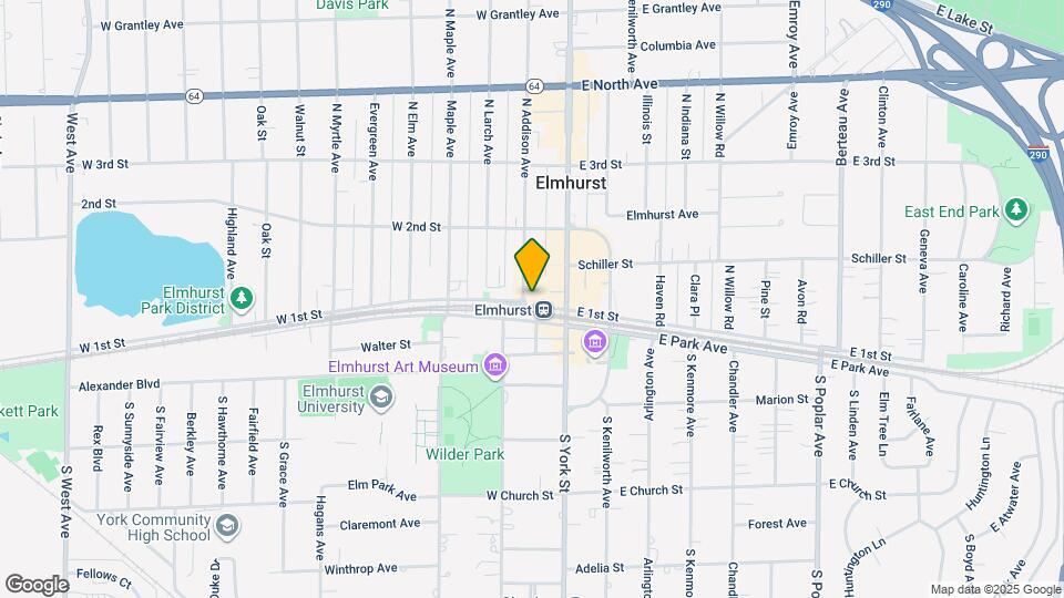 123 W 1st St Map and Location Details