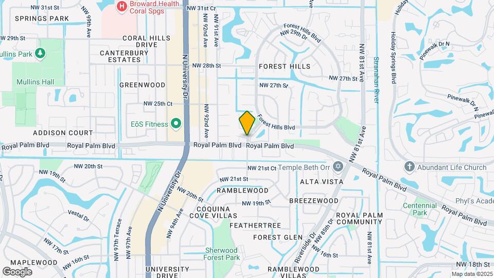 8424 NW 23rd St Map and Location Details