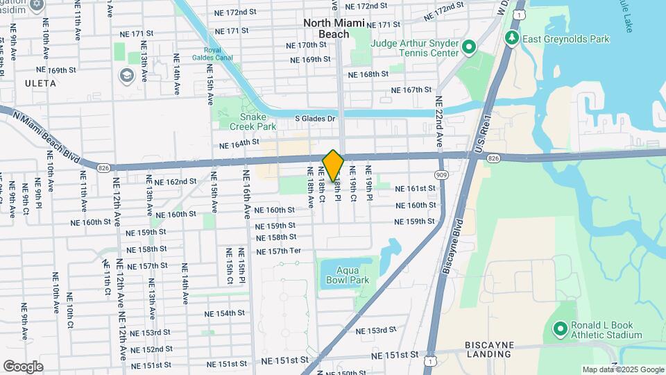 1863 NE 161st St Map and Location Details