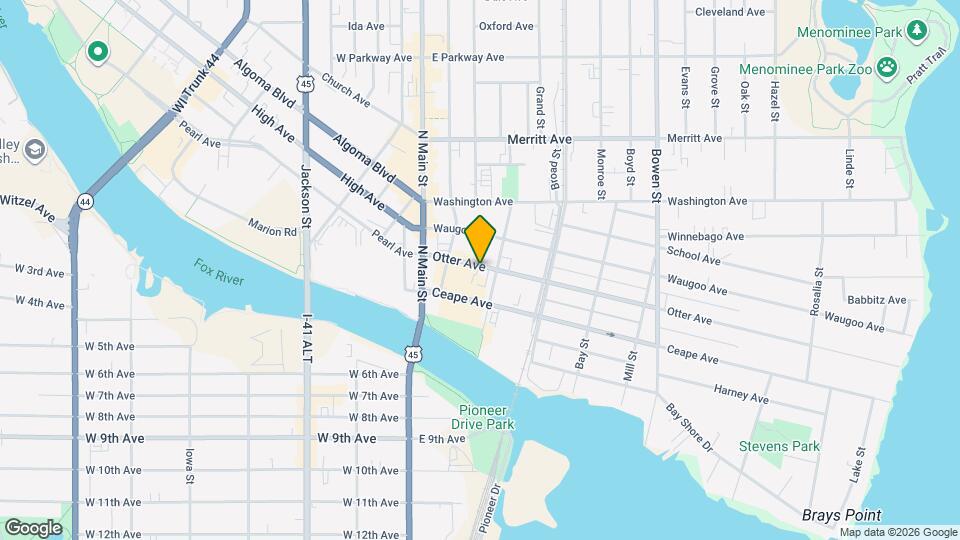 211 Otter Ave Map and Location Details