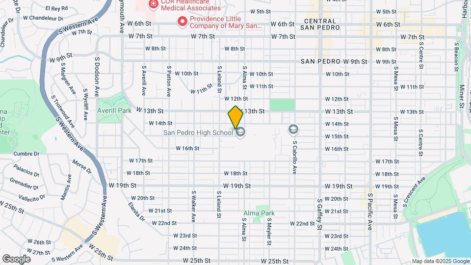 1030 W 15th St Map and Location Details