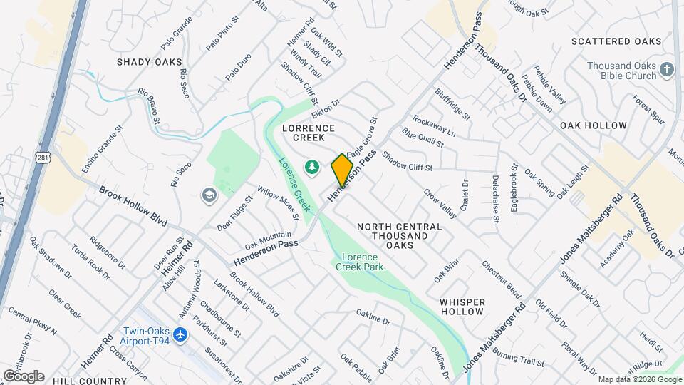 14927 Moss Arbor Map and Location Details