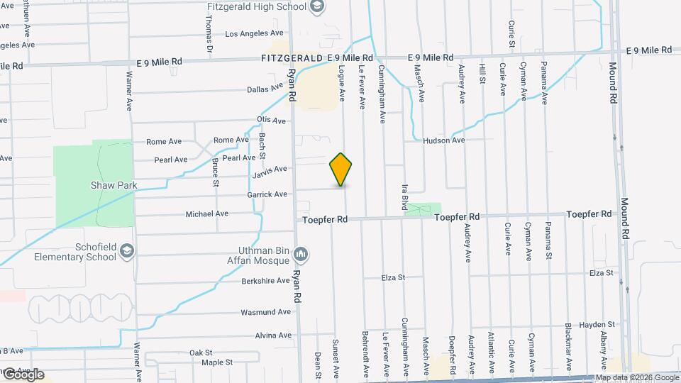 21781 Logue Ave Map and Location Details