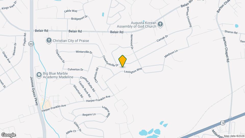 3211 Lexington Way Map and Location Details