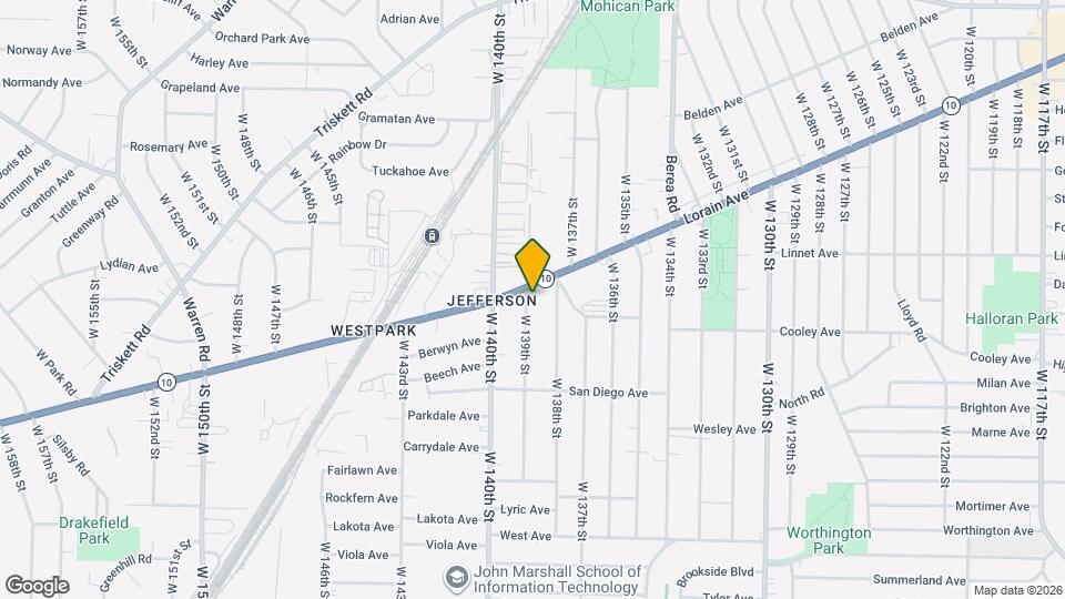 3585 W 139th St, Unit #1 Map and Location Details