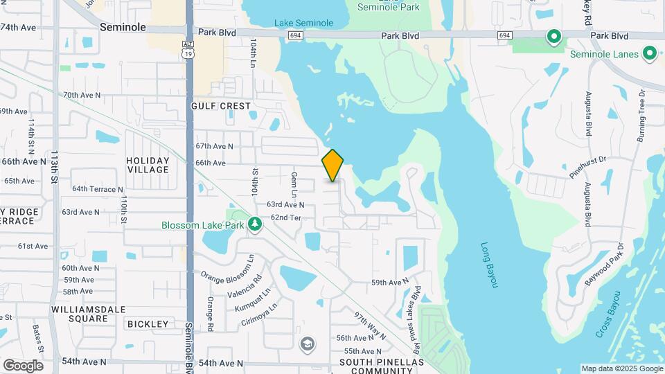 10033 64th Ave N Map and Location Details