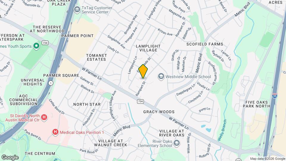 12600 Rampart St Map and Location Details