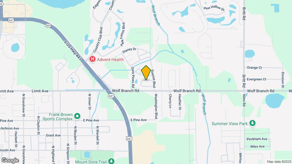 2134 Briarcliff Cir Map and Location Details