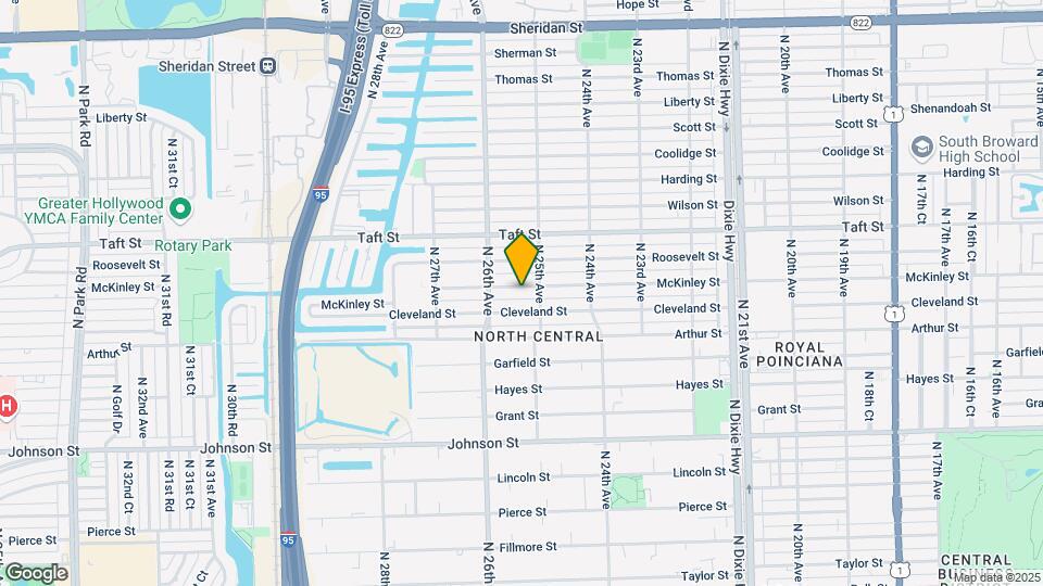 2518 McKinley St Map and Location Details