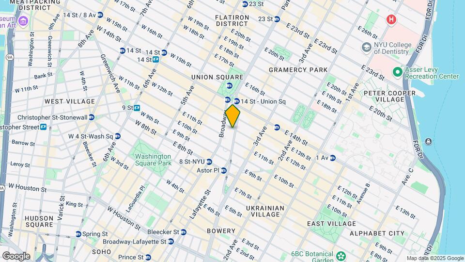 70 East 12th Street Map and Location Details