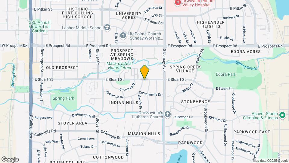 925 Cheyenne Dr Map and Location Details
