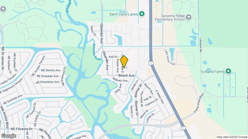 409 Coconut Ave E Map and Location Details