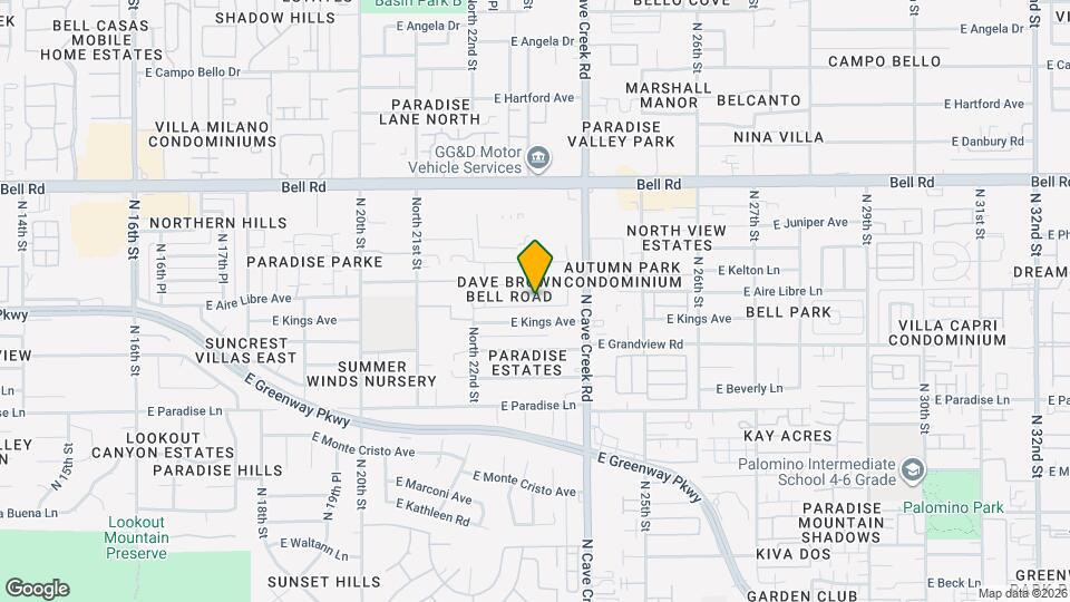 2302 E Edna Ave Map and Location Details