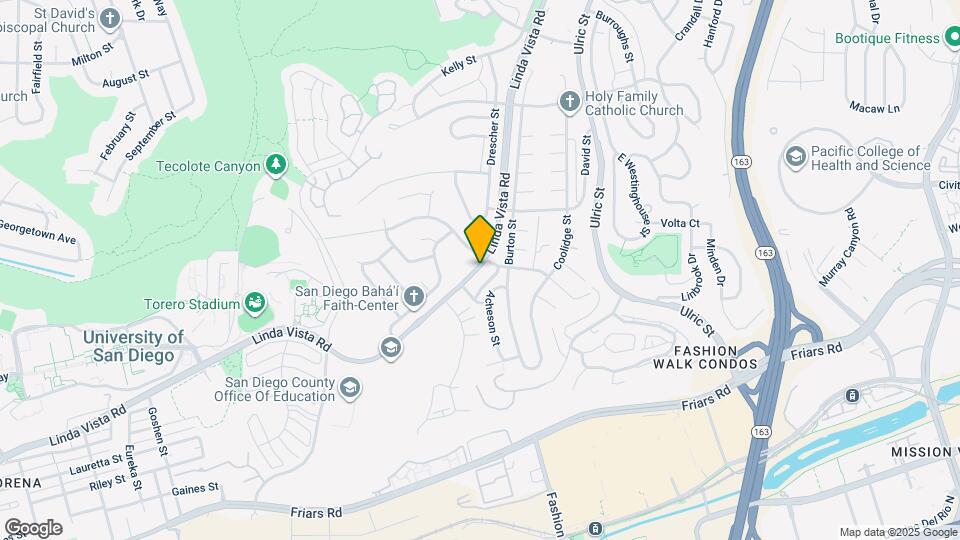 6679 Linda Vista Rd Map and Location Details