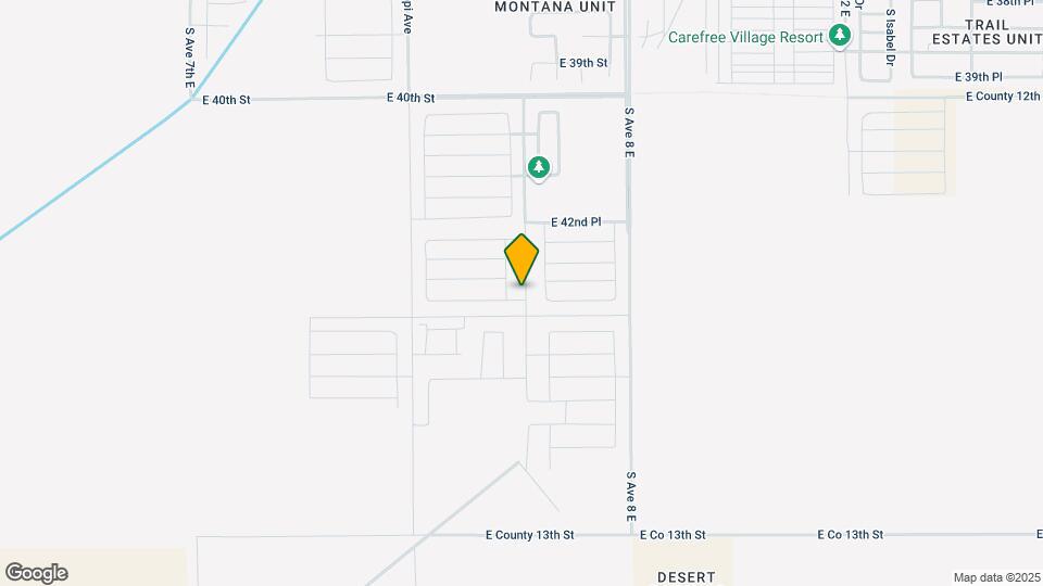 4520 S Desert Willow Wy Map and Location Details
