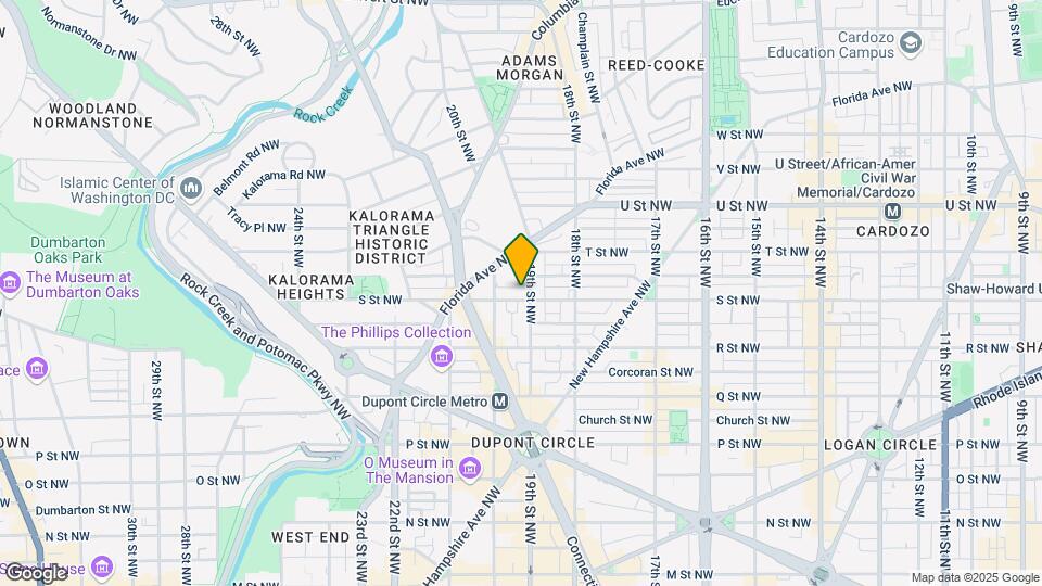 1907 S St NW Map and Location Details