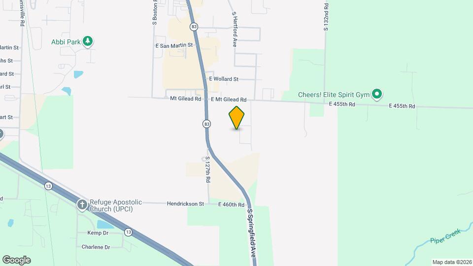 2861 Grant Ave Map and Location Details