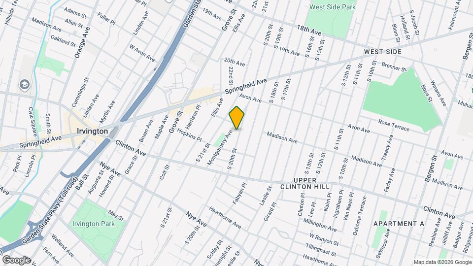 875 S 20th St, Unit 2 Map and Location Details