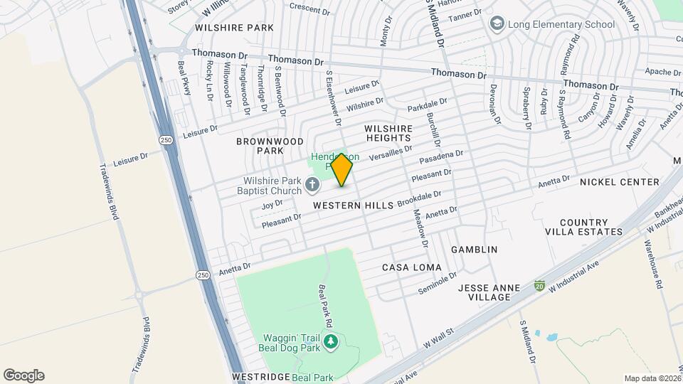 4707 Pasadena Dr Map and Location Details