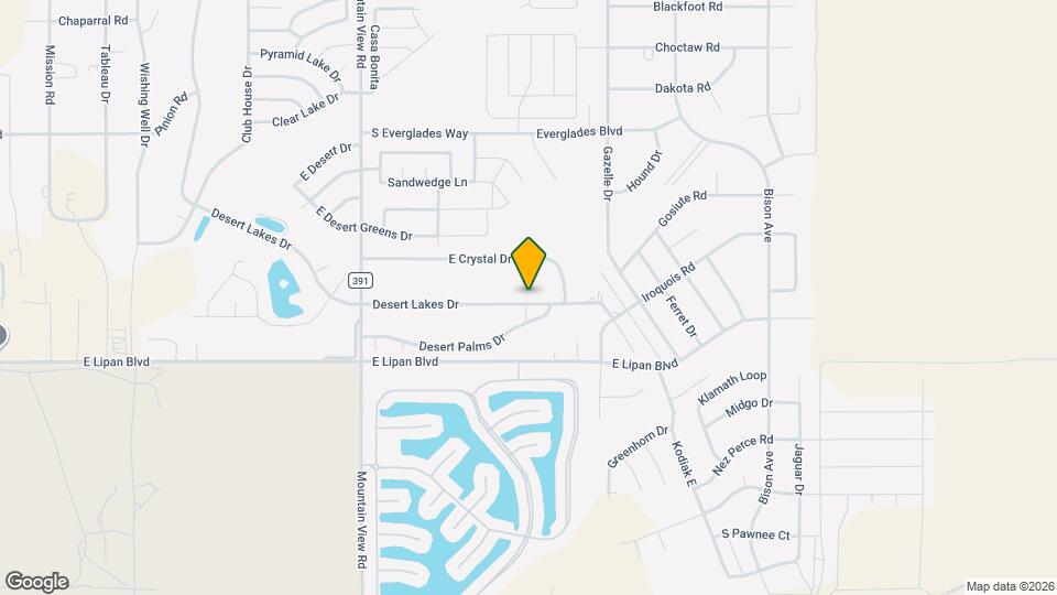 2121 Desert Lakes Dr Mapa y Detalles de la Ubicación
