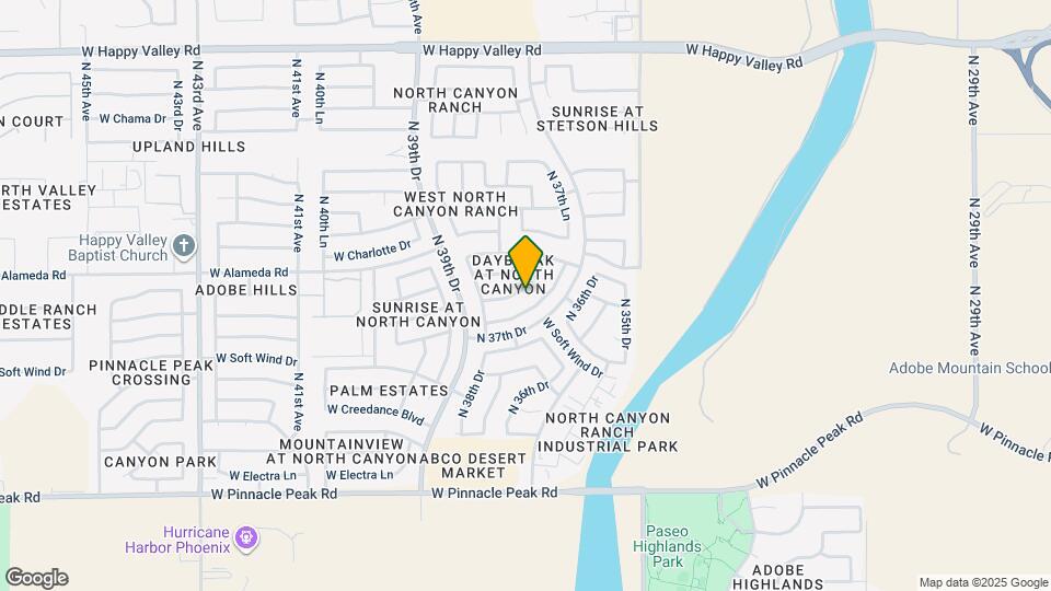 3839 W Misty Willow Ln Mapa y Detalles de la Ubicación