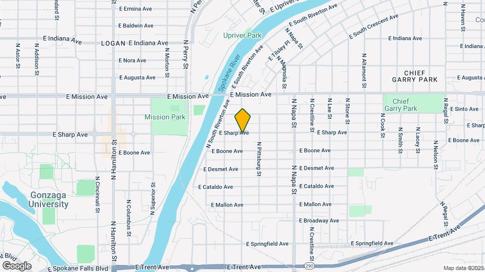 1230 N Madelia St Map and Location Details