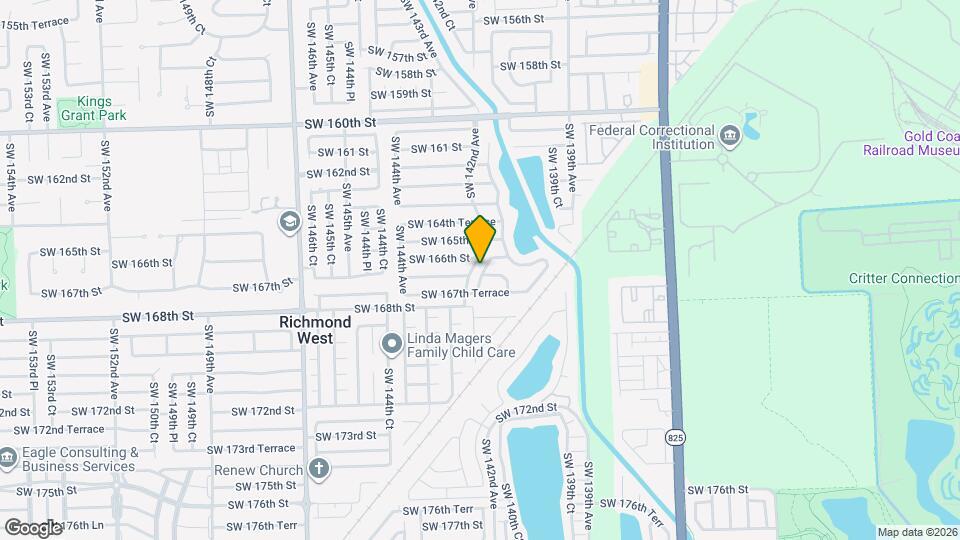 16650 SW 141st Ct Map and Location Details