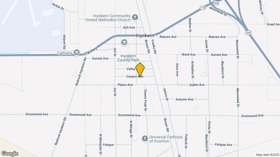 6517 Canyon Ave Map and Location Details