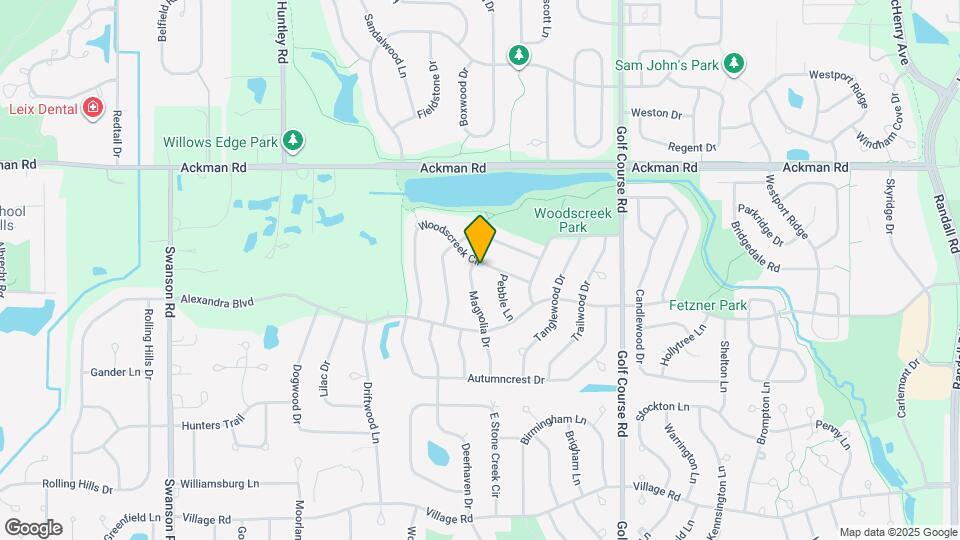 1445 Woodscreek Cir Map and Location Details