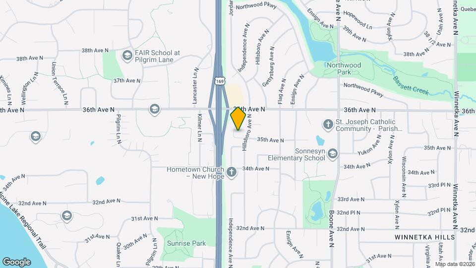 3542 Independence Ave N, Unit 3542 Map and Location Details