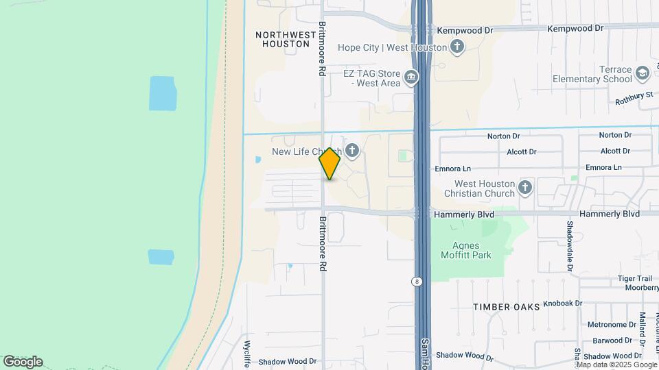 1888 Brittmoore Rd Map and Location Details