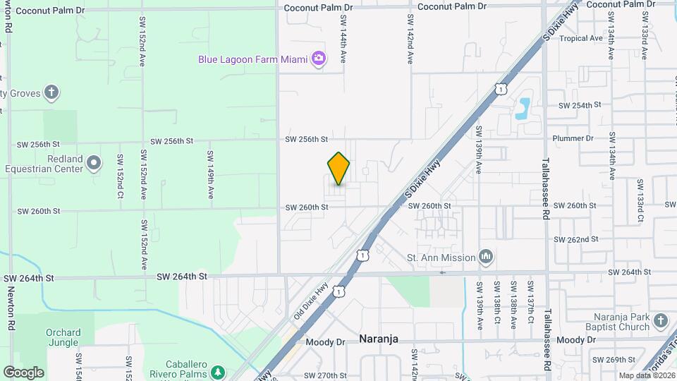 25885 SW 144th Ct Map and Location Details