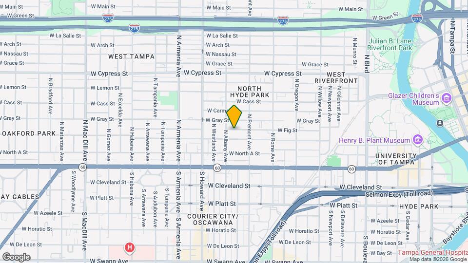 1922 W Fig St Map and Location Details