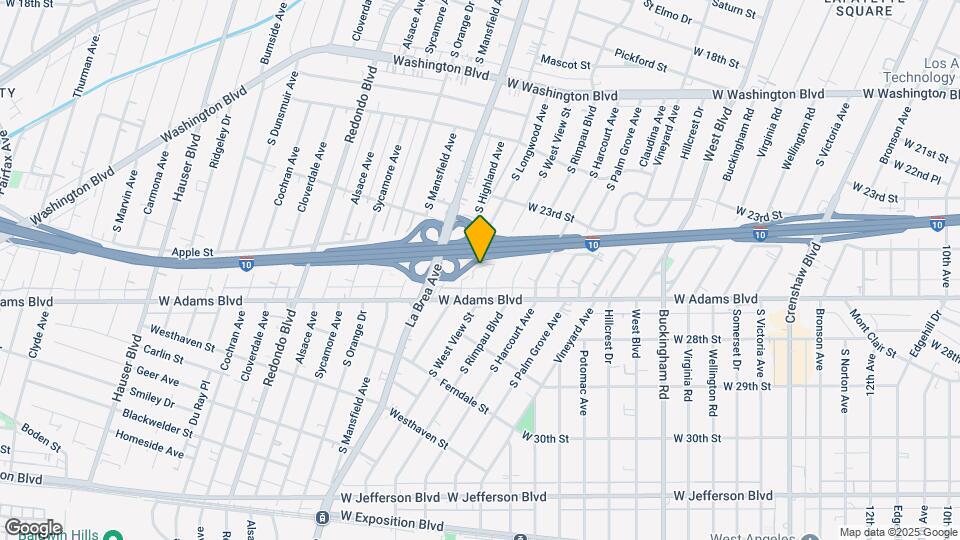 2501 S West View St Map and Location Details