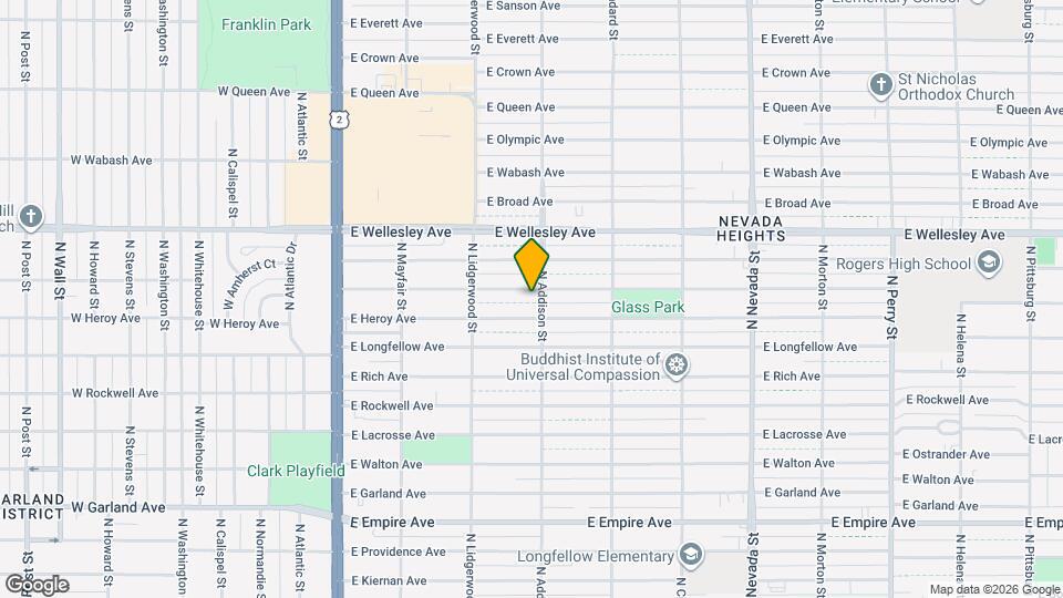 424 E Princeton Ave Map and Location Details
