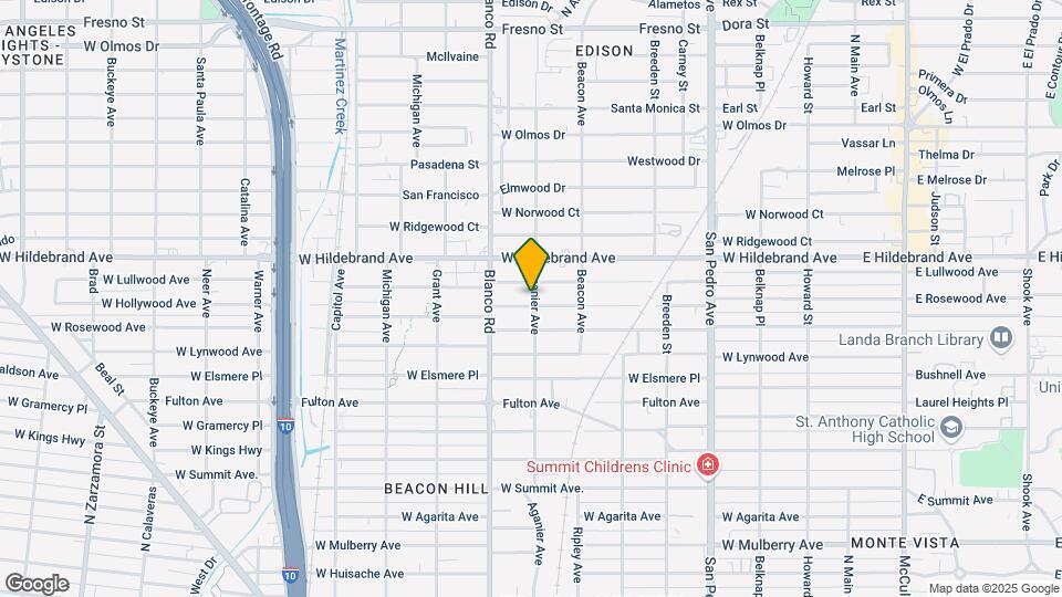 803 W Rosewood Ave Map and Location Details