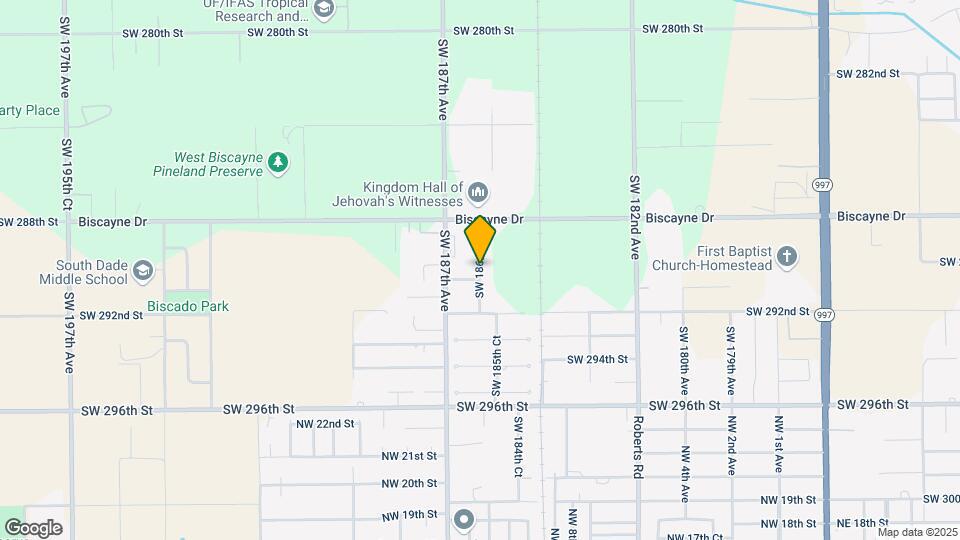 28863 SW 186th Ave Map and Location Details