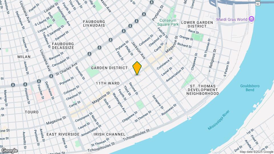 2356 Magazine St Mapa y Detalles de la Ubicación