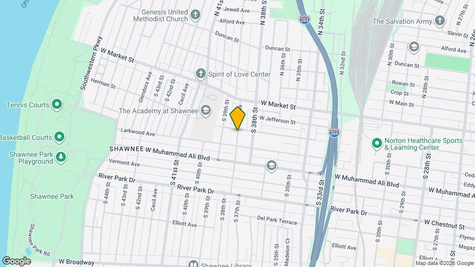 402 Amy Ave Mapa y Detalles de la Ubicación