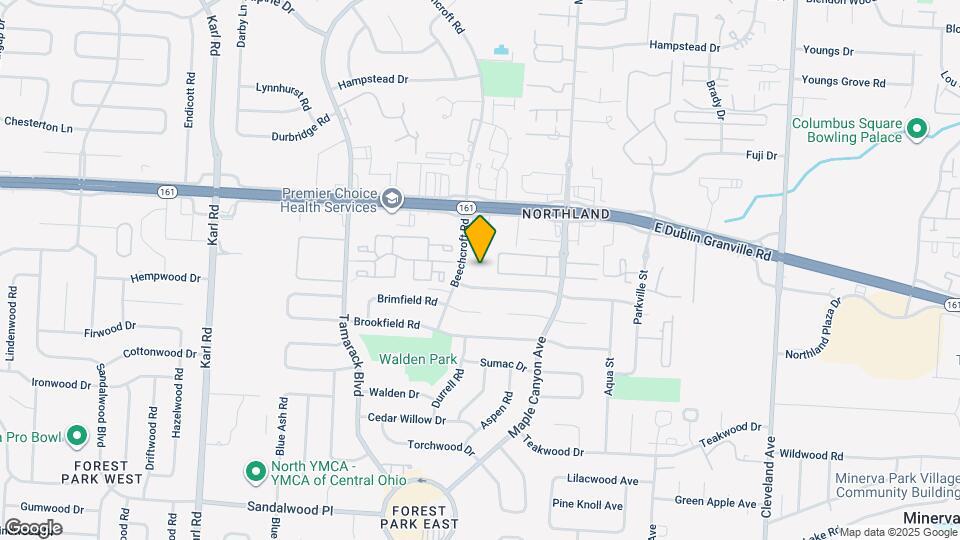 5696 Beechcroft Rd Map and Location Details