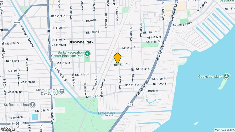 1184 NE 112th St Map and Location Details