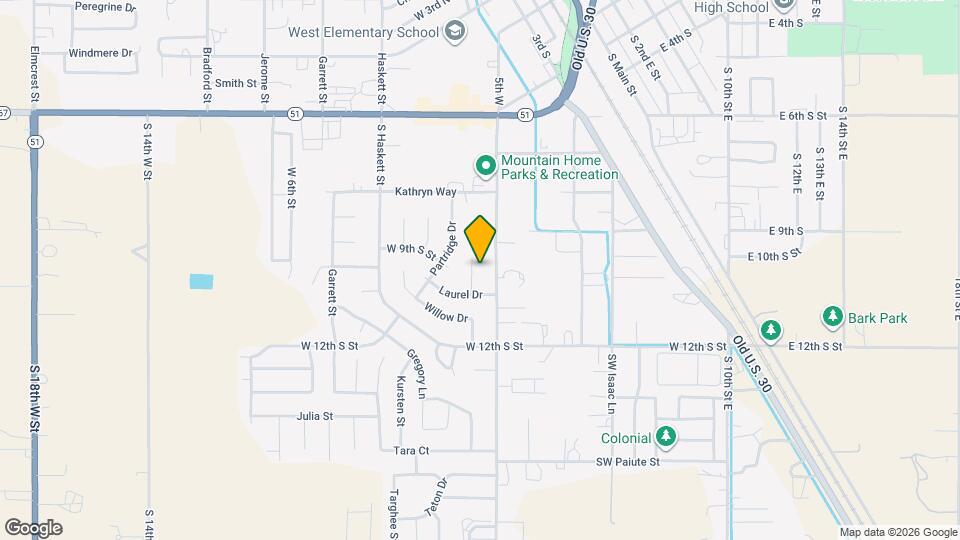 1060 Robin Pl Map and Location Details