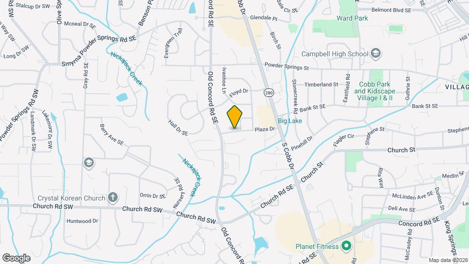 5772 Plaza Dr SE Map and Location Details