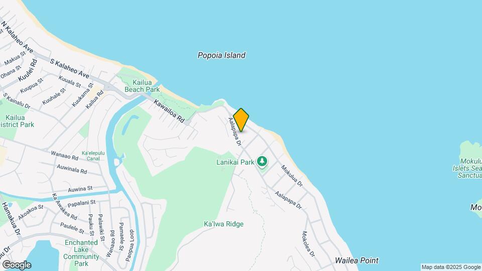 864 Aalapapa Dr Map and Location Details