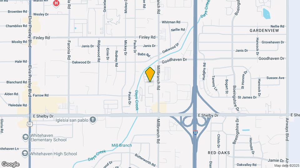 Mill Creek Apartments Map and Location Details