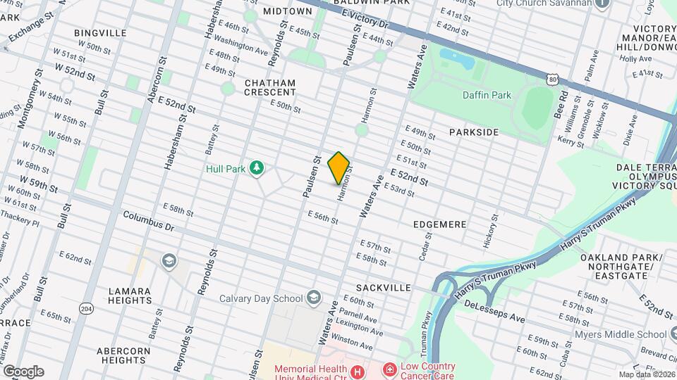 627 E 54th St Map and Location Details