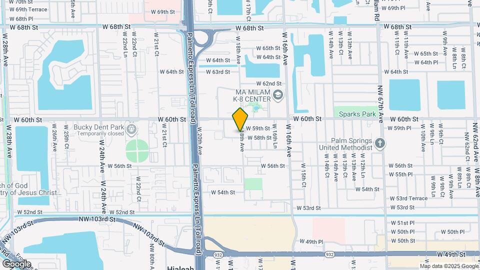 5800 W 18th Ave Map and Location Details