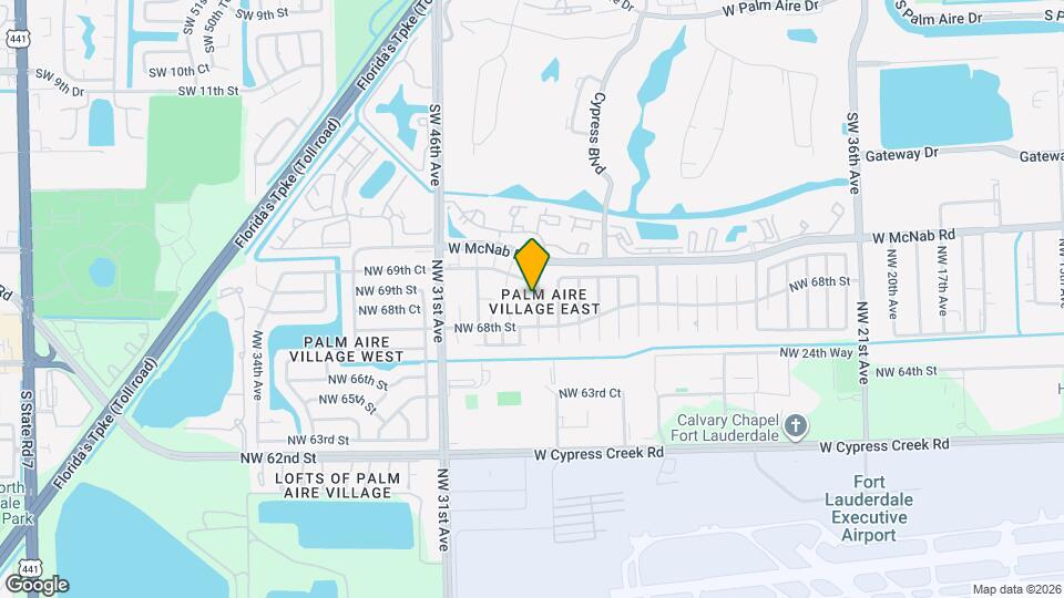 2900 NW 69th Ct Map and Location Details