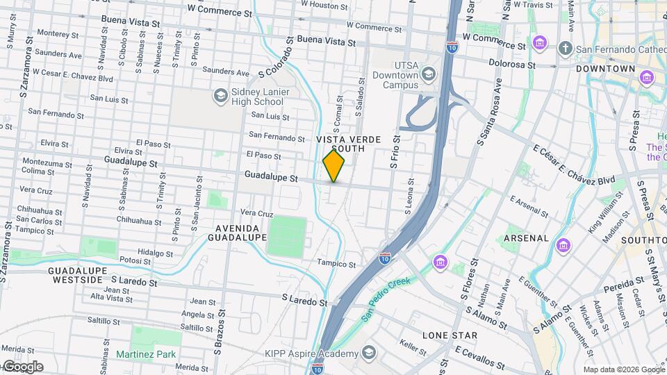 720 Guadalupe St Map and Location Details
