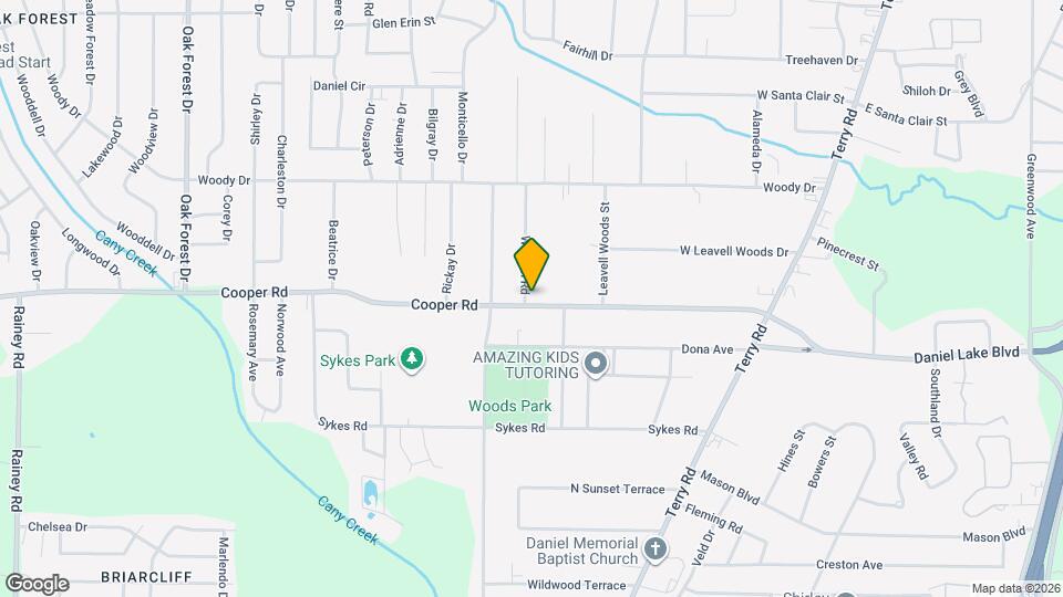 360 Cooper Rd Map and Location Details